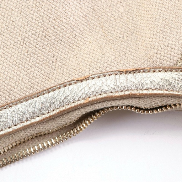 Vintage Yves Saint Laurent canvas hobo purse - Picture 6 of 13